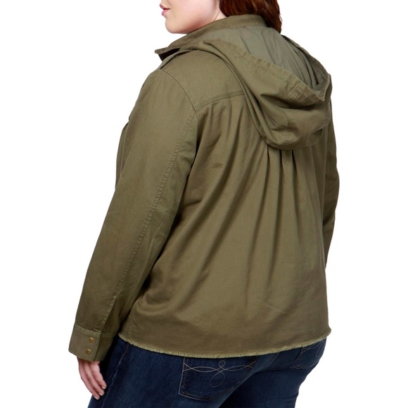 NWT LUCKY BRAND 1X Outerwear Utility Jacket Coat - Picture 2 of 7